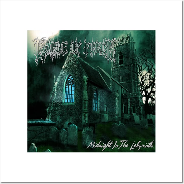 Cradle Of Filth Midnight In The Labyrinth Album Cover Wall Art by Visionary Canvas